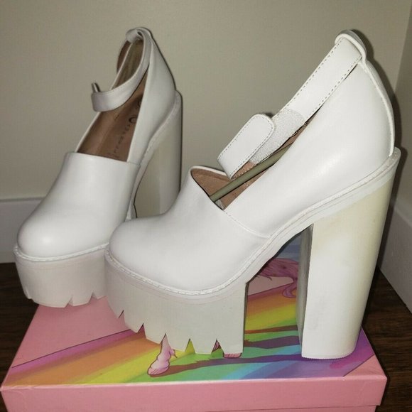Jeffrey Campbell Scully Platform Heels Size 10 - Picture 1 of 12